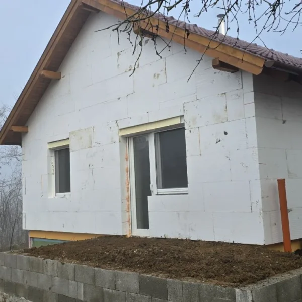 Homlokzati hőszigetelés (Dryvit) kivitelezése – 13. fotó
