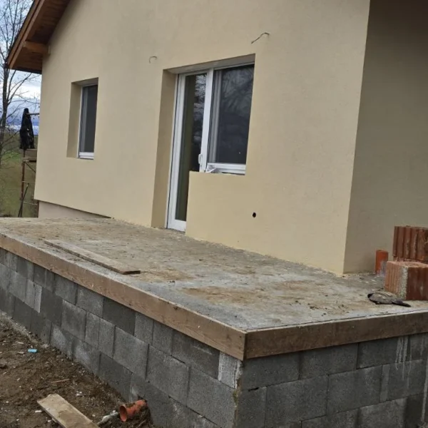 Homlokzati hőszigetelés (Dryvit) kivitelezése – 28. fotó