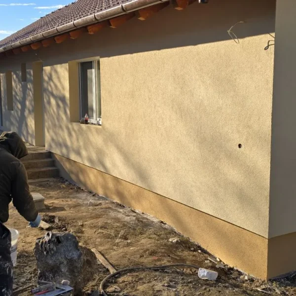 Homlokzati hőszigetelés (Dryvit) kivitelezése – 31. fotó
