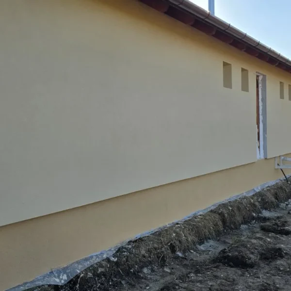 Homlokzati hőszigetelés (Dryvit) kivitelezése – 36. fotó